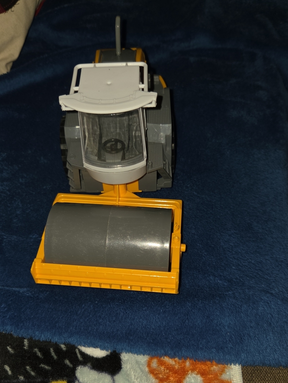 Yellow and Gray Kids Road Roller Toy by